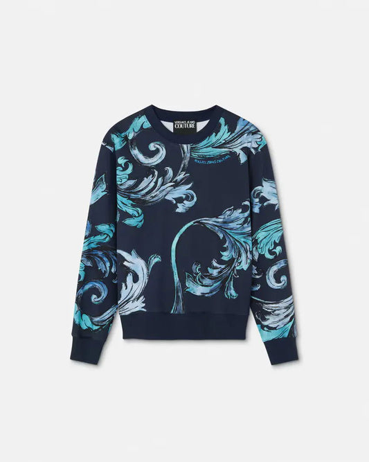 VERSACE JEANS COUTURE Outline Barocco Regular-Fit Sweatshirt - Gravity NYC