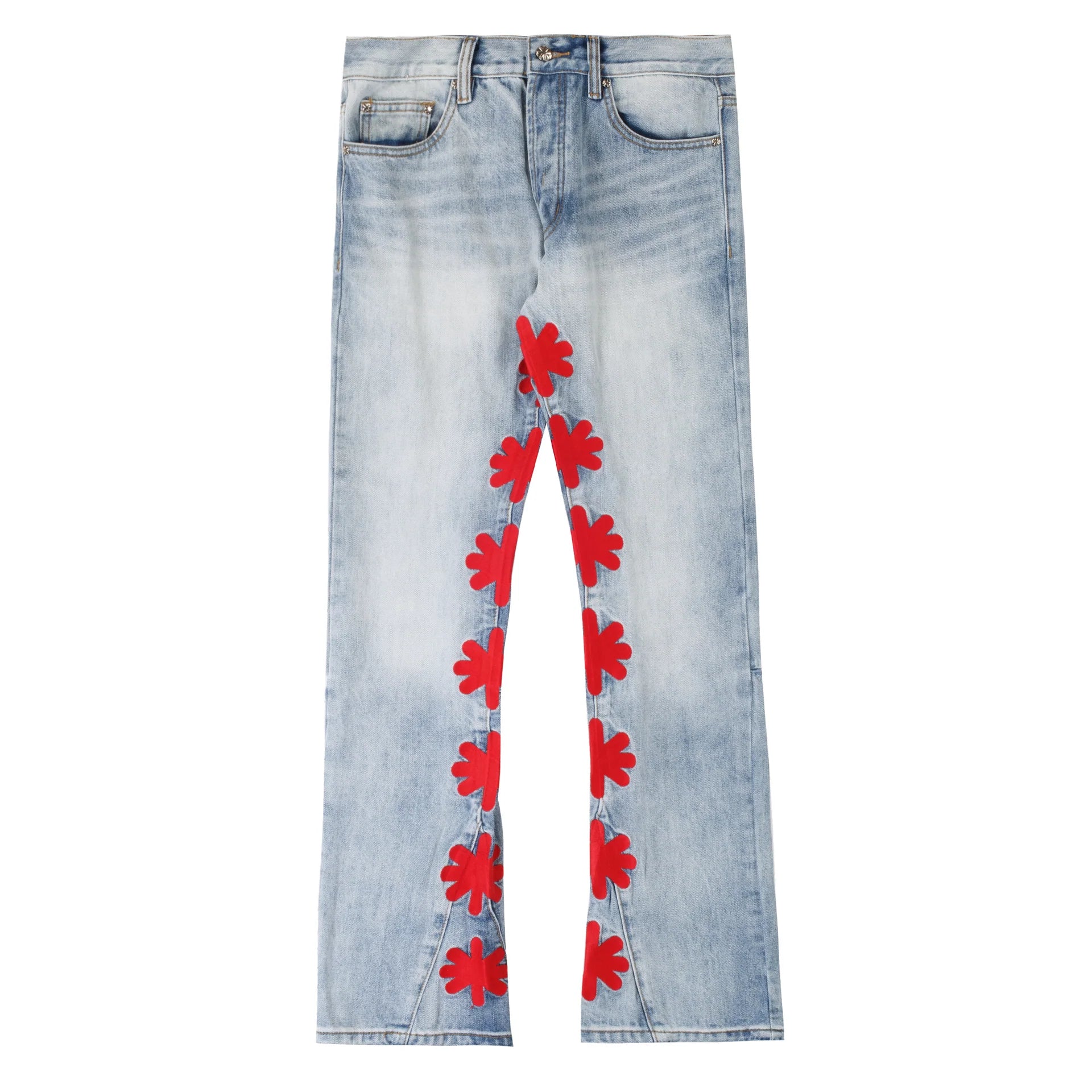 LOST SHDWS OG Light Denim Pant (Red) - Gravity NYC