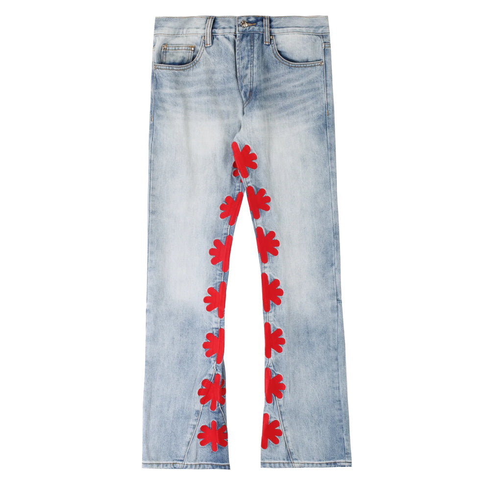 LOST SHDWS OG Light Denim Pant (Red) - Gravity NYC