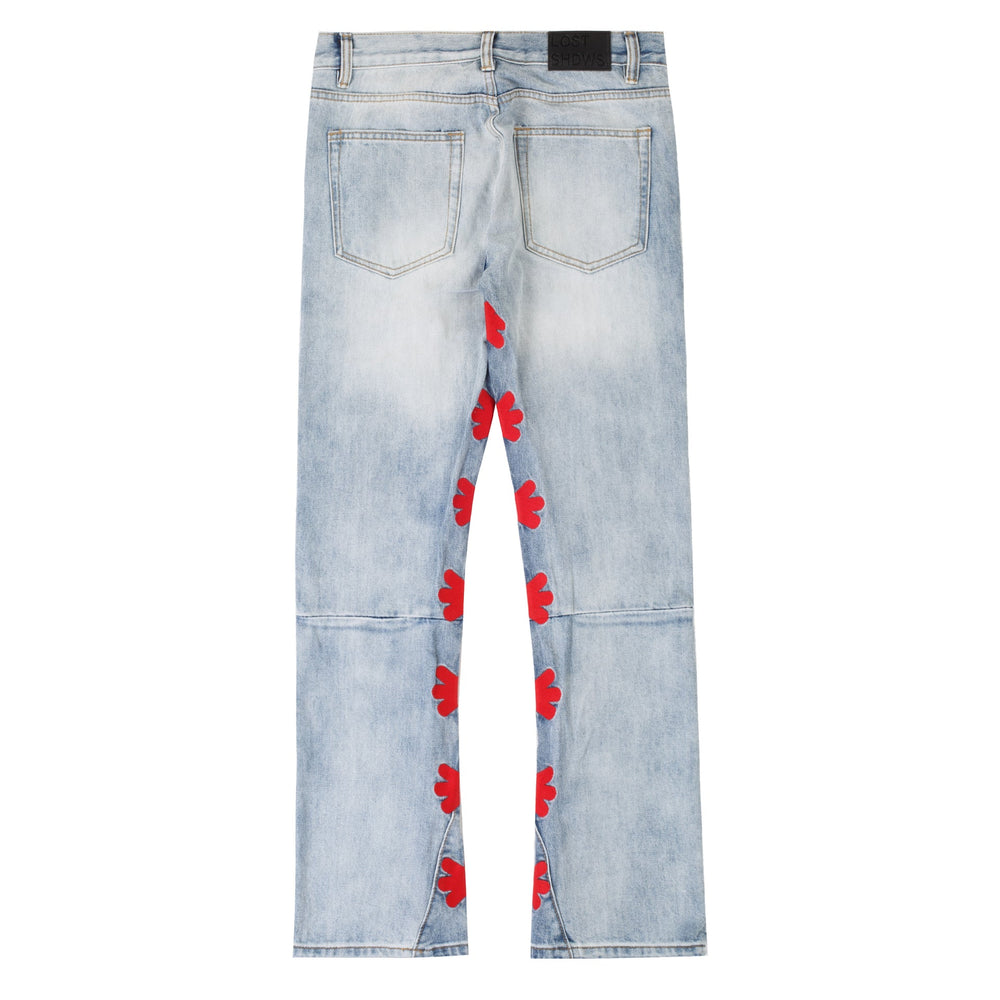 LOST SHDWS OG Light Denim Pant (Red) - Gravity NYC