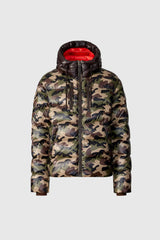 MACKAGE Victor-Camo Light Down Hooded Jacket in Camo - Gravity NYC