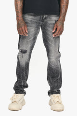 VALABASAS "Degen" Straight Vintage Black Denim