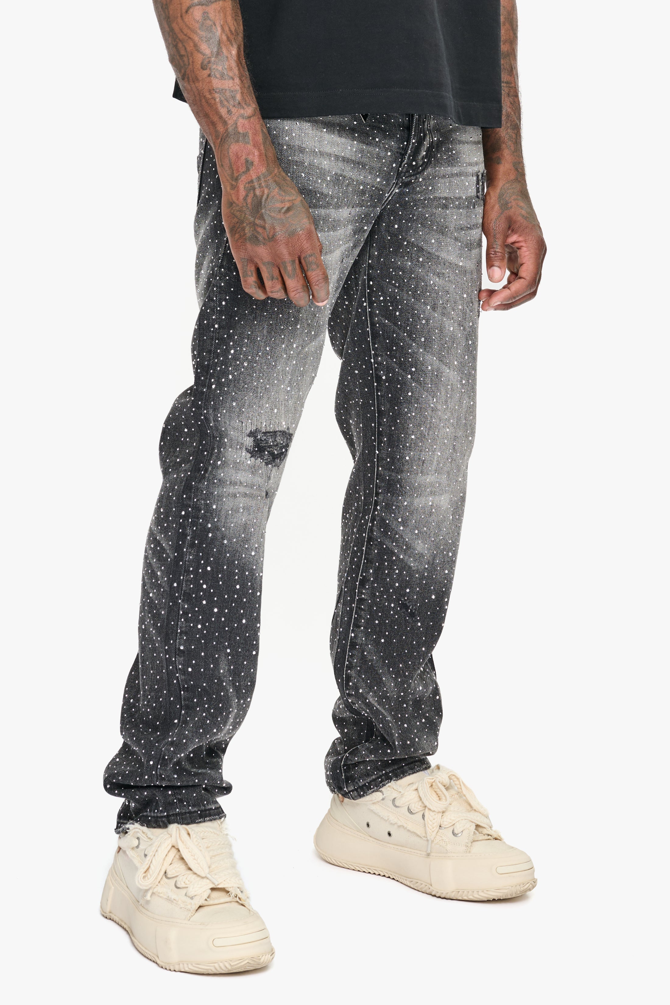 VALABASAS "Degen" Straight Vintage Black Denim