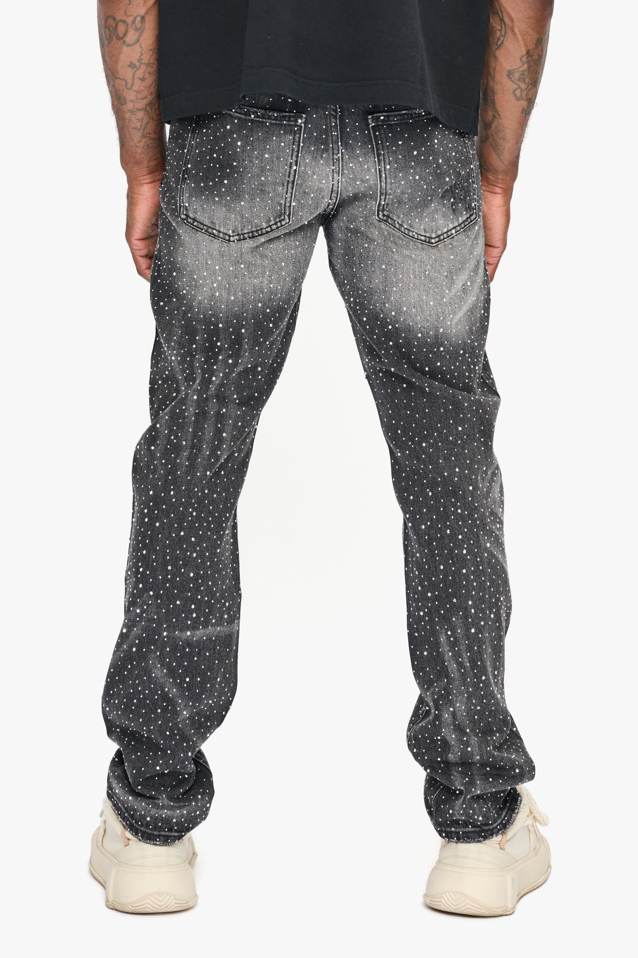 VALABASAS "Degen" Straight Vintage Black Denim