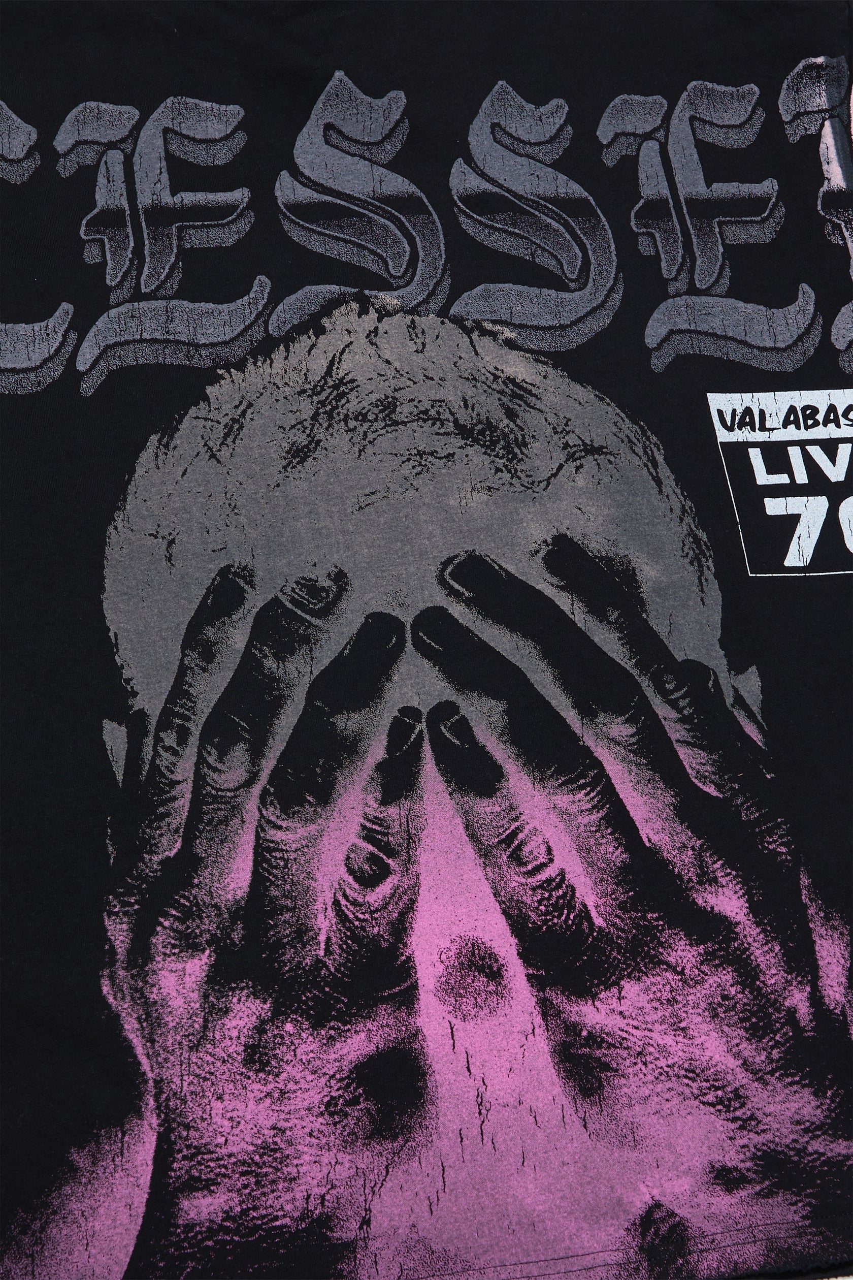 VALABASAS Blessed Vintage Grey Tee - Gravity NYC