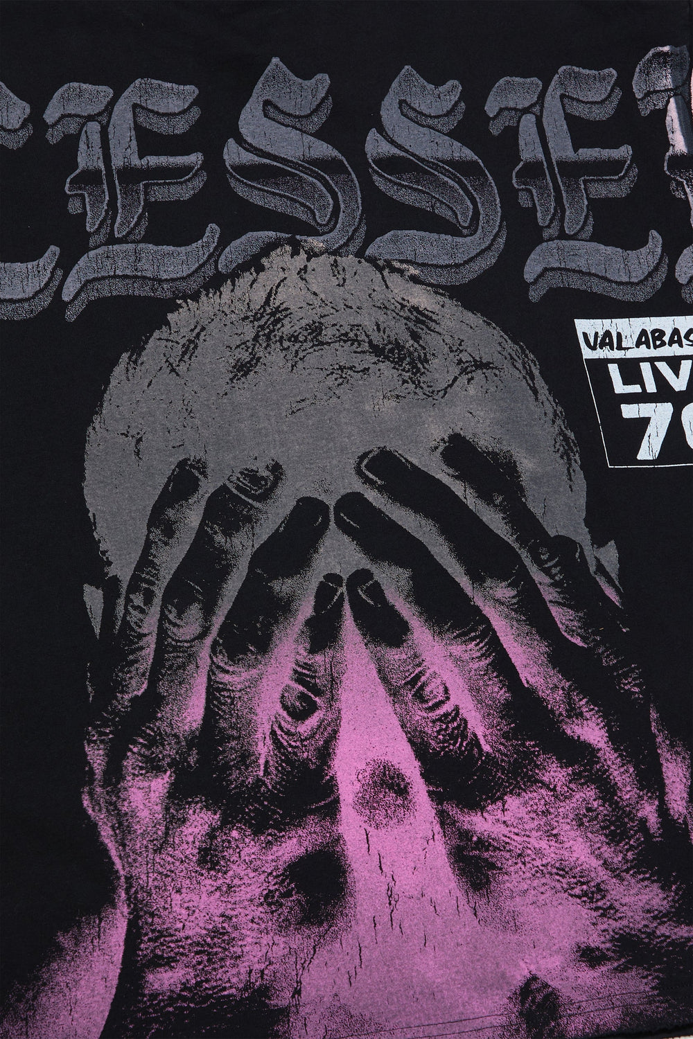 VALABASAS "Blessed" Vintage Grey Tee - Gravity NYC