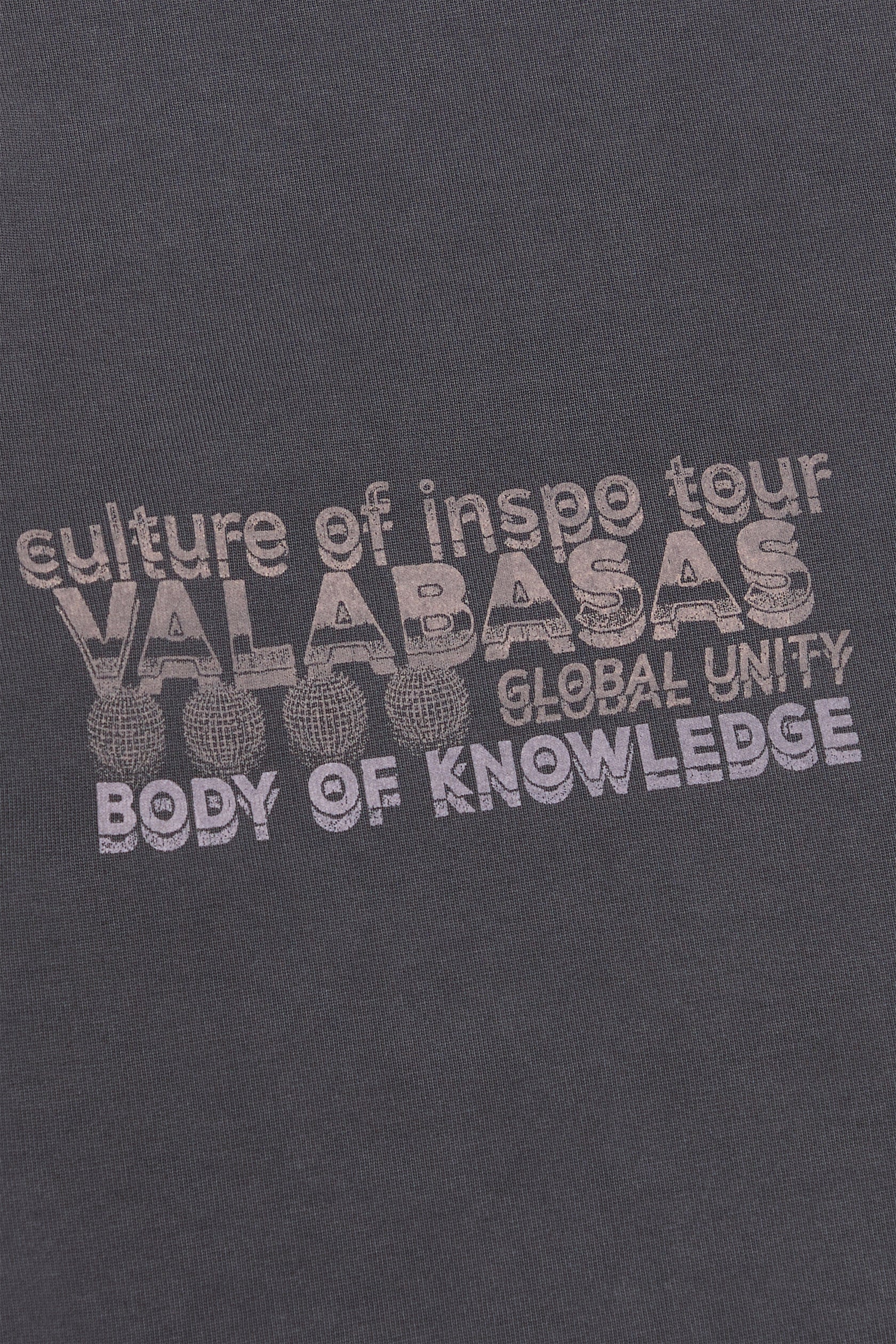 VALABASAS Blessed Vintage Grey Tee - Gravity NYC