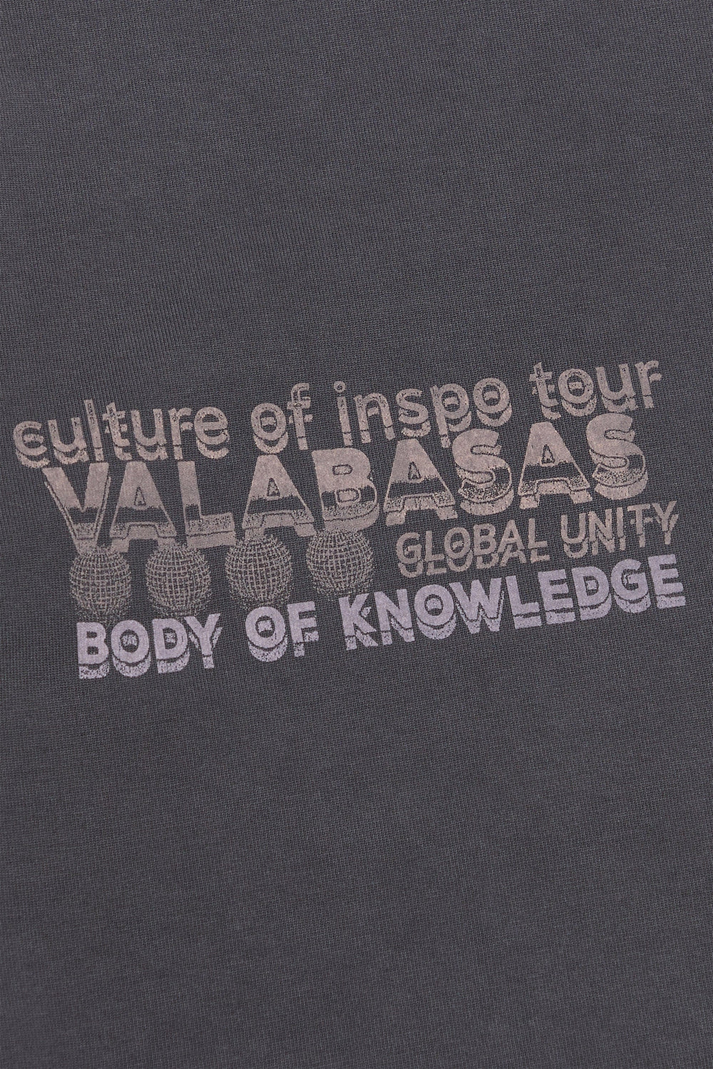 VALABASAS "Blessed" Vintage Grey Tee - Gravity NYC