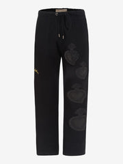 WHEN SMOKE CLEARS Leather Sweatpants Black/Black Gravity NYC