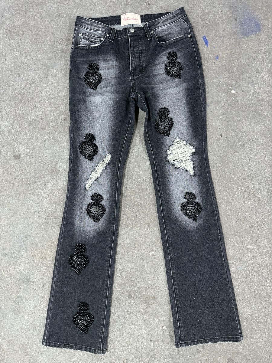 WHEN SMOKE CLEARS Diamond Denim Black - Gravity NYC