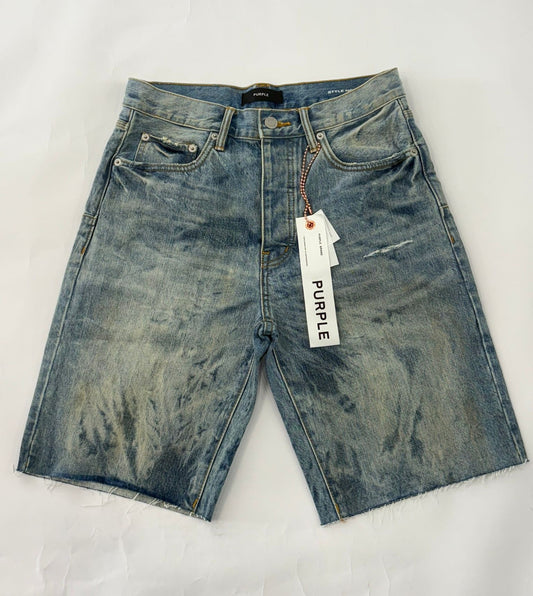PURPLE BRAND P059 Mixed Paint Shorts - Gravity NYC