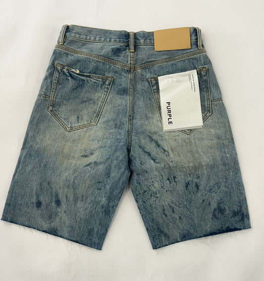 PURPLE BRAND P059 Mixed Paint Shorts - Gravity NYC