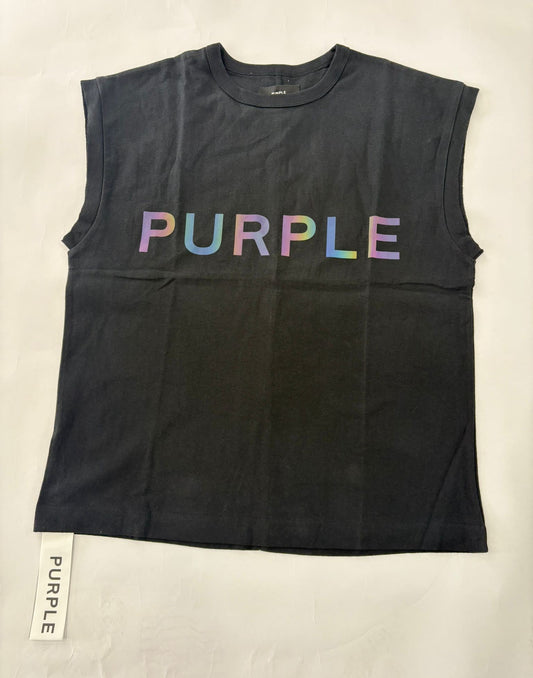 PURPLE BRAND M1072 Textured Jersey Sleeveless Top - Gravity NYC