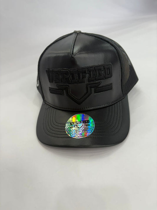 VERIFIED STAR Leather Hat