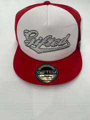 EVERYONE IS GIFTED Script Hat (Red/White) - Gravity NYC
