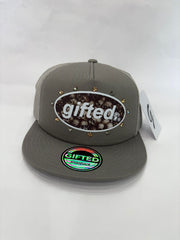 EVERYONE IS GIFTED Rhinestone Hat (Grey) - Gravity NYC