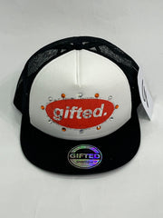 EVERYONE IS GIFTED Rhinestone Hat (Black/White) - Gravity NYC