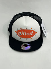 EVERYONE IS GIFTED Rhinestone Hat (Black/White) - Gravity NYC