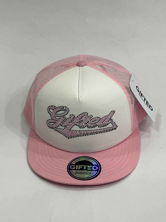 EVERYONE IS GIFTED Script Hat (Pink)