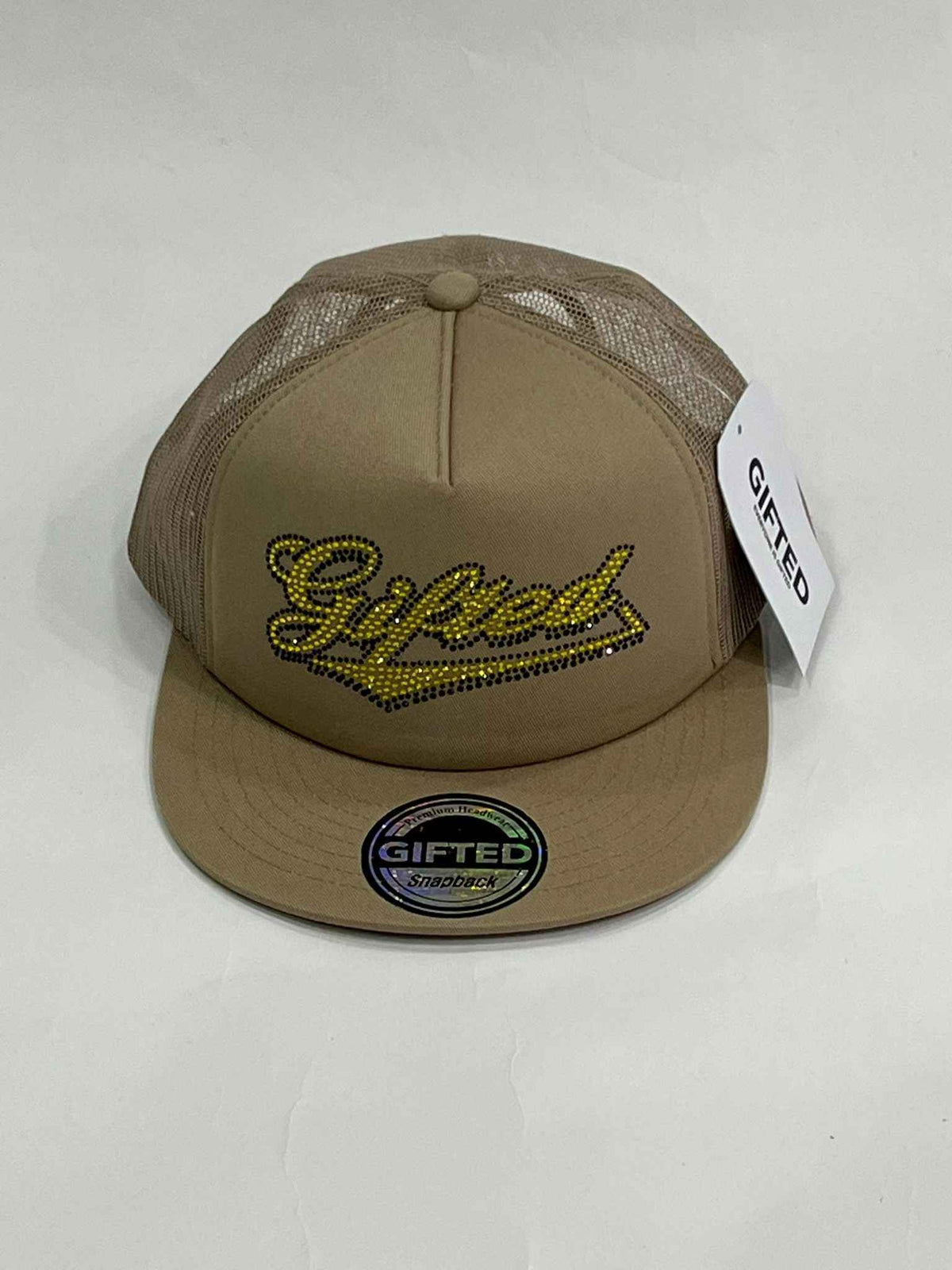 EVERYONE IS GIFTED Script Hat (Beige)