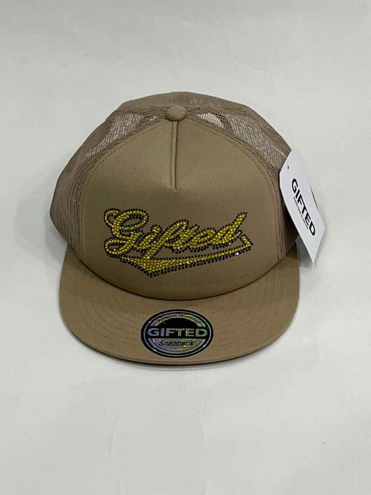 EVERYONE IS GIFTED Script Hat (Beige)