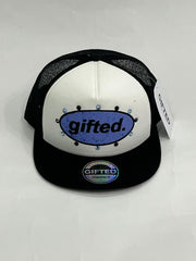 EVERYONE IS GIFTED Rhinestone Hat (Black/White) - Gravity NYC