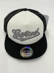 EVERYONE IS GIFTED Script Hat (Black/White) - Gravity NYC