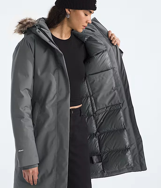 THE NORTH FACE Women's Arctic Parka Smoked Pearl - Gravity NYC