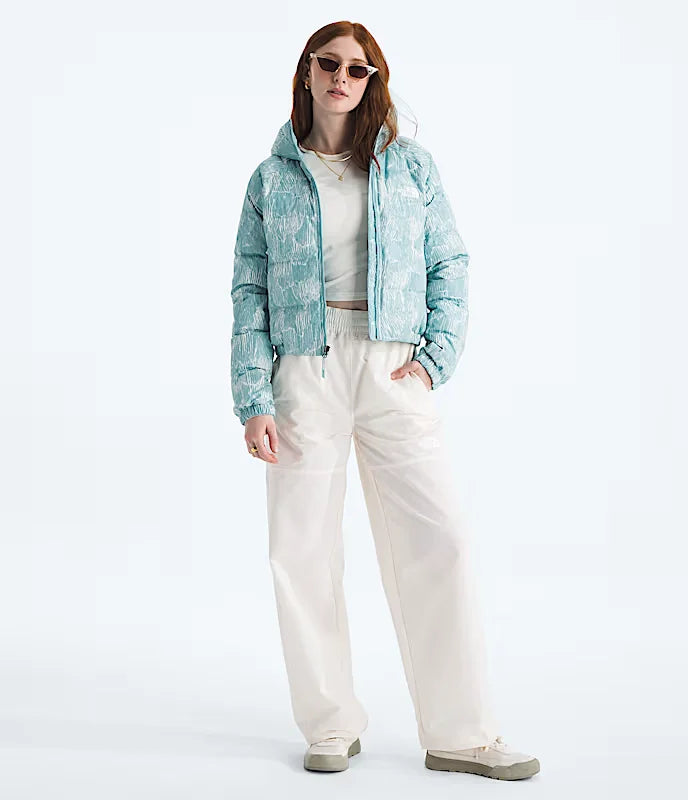 THE NORTH FACE Women's Hydrenalite Down Hoodie Print Blue