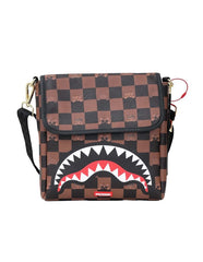 SPRAYGROUND Peeking Character Check Messenger Sling B7505