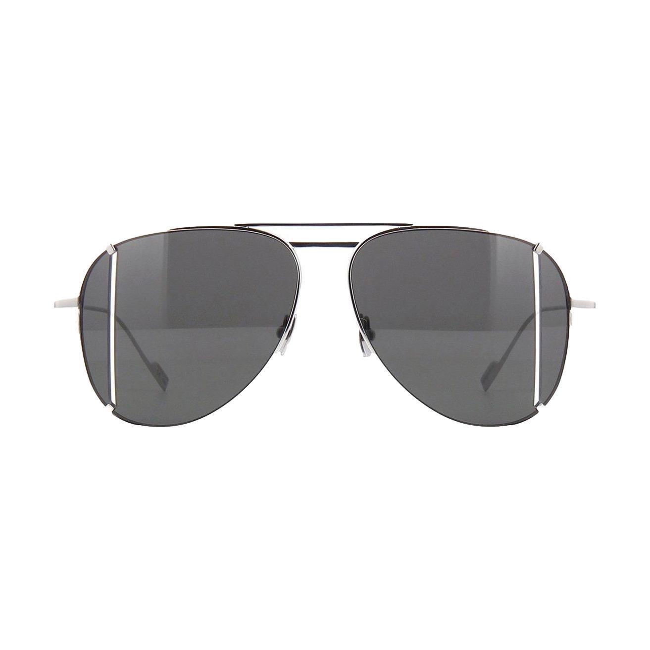 YVES SAINT LAURENT SL 193 T001 Cut Titanium Sunglasses