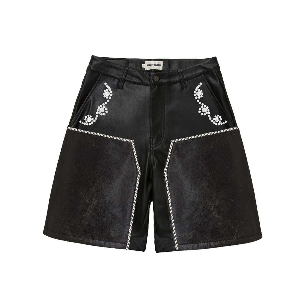 ALMOST SOMEDAY-Men's Jean Shorts and Denim Shorts