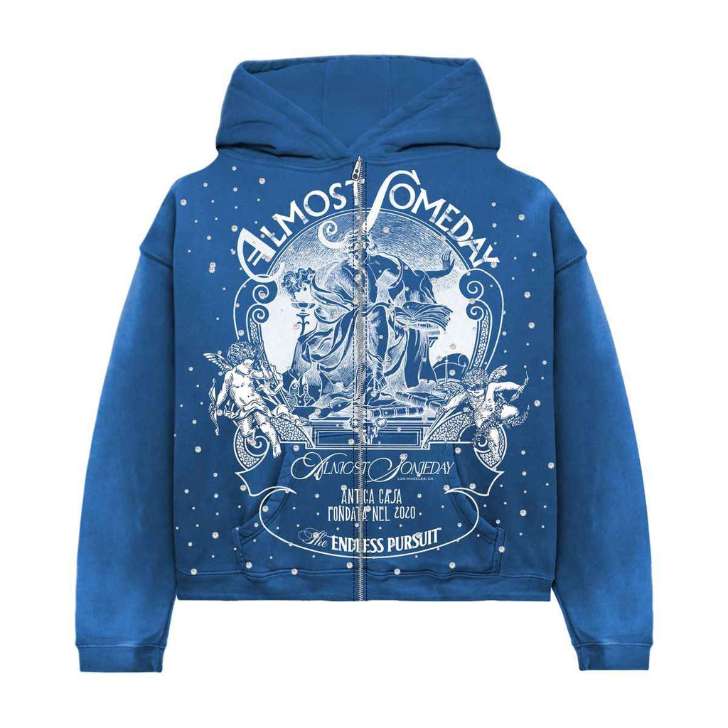 ALMOST SOMEDAY-Men's Zip-Up Hoodies