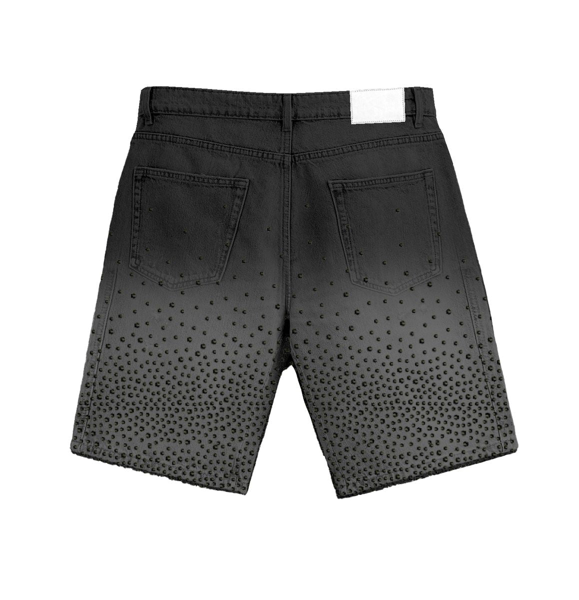 ALMOST SOMEDAY Solomon Rhinestone Jean Shorts Secondary image