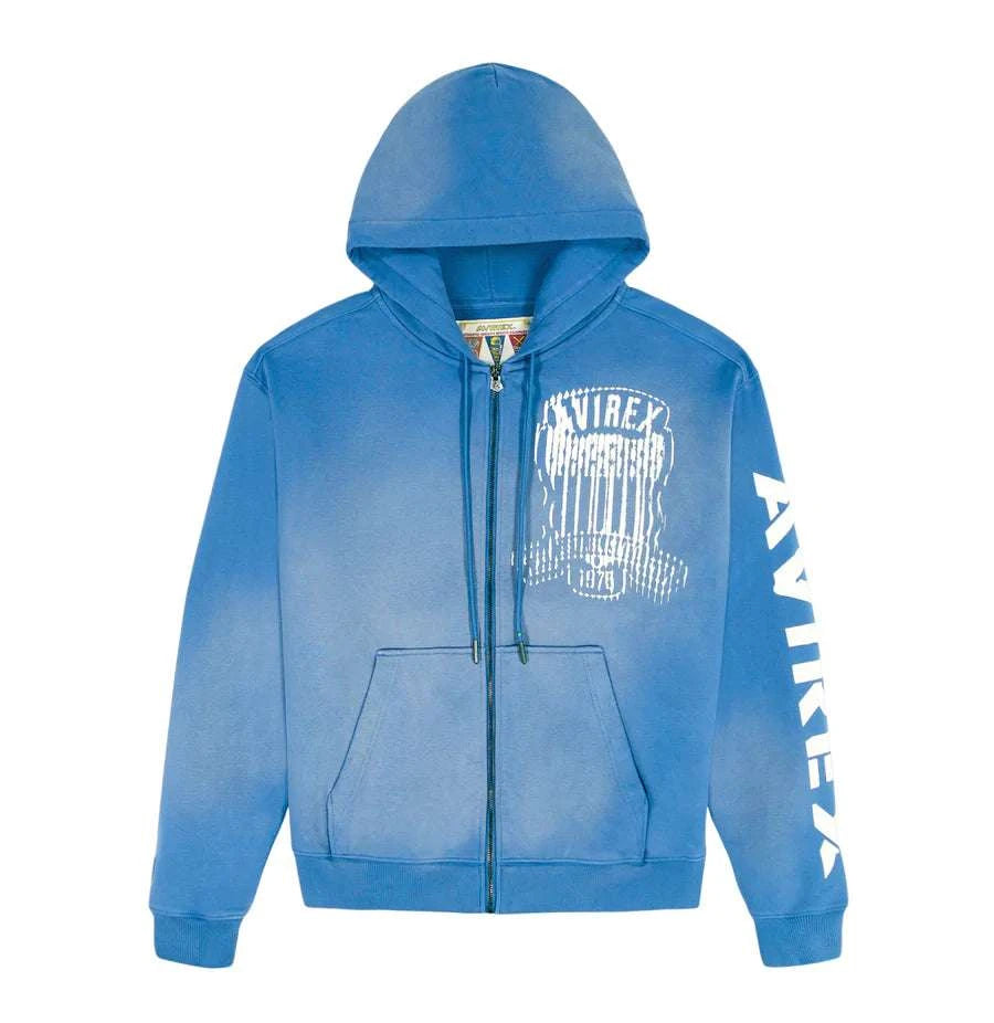 AVIREX-Men's Zip-Up Hoodies