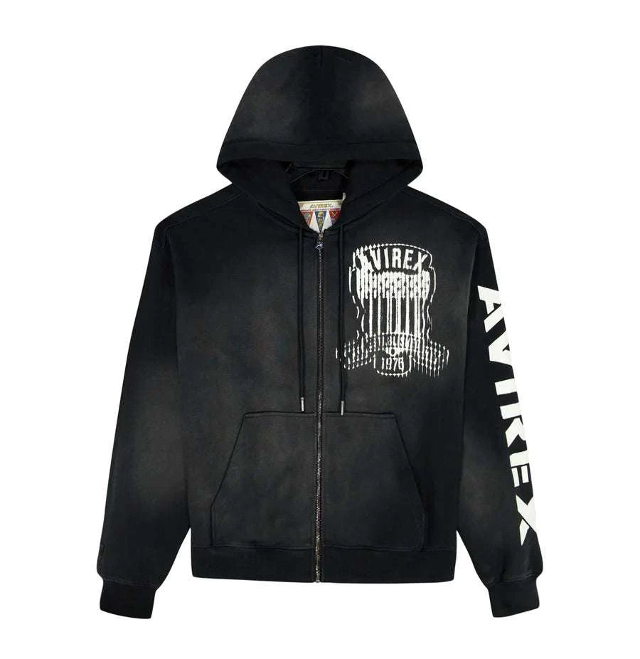 AVIREX-Men's Zip-Up Hoodies