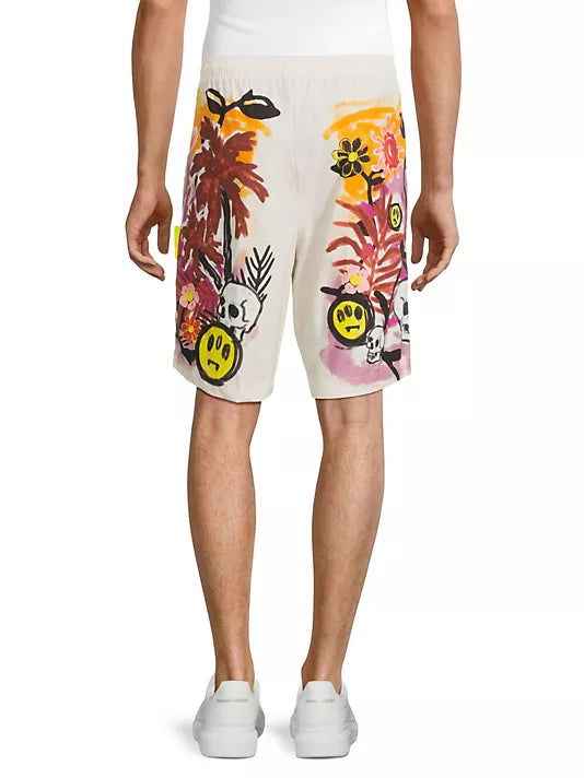 BARROW Bermuda Shorts in Poplin with Multicolor Print Secondary image