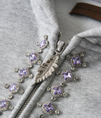 BIRTH OF ROYAL CHILD-Men's Zip-Up Hoodies