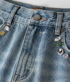 BIRTH OF ROYAL CHILD-Men's Straight Leg Jeans and Denim
