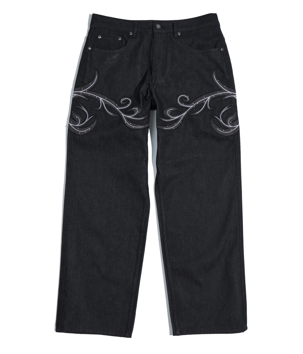 BIRTH OF ROYAL CHILD-Men's Straight Leg Jeans and Denim