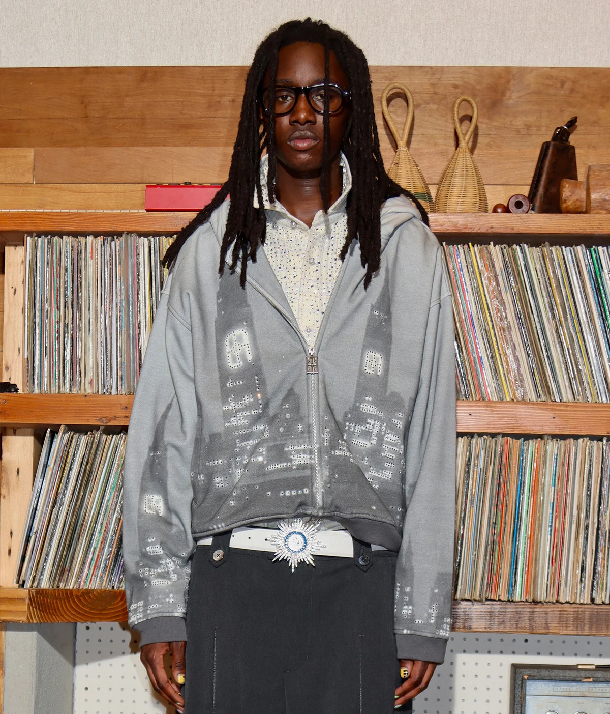 BIRTH OF ROYAL CHILD-Men's Zip-Up Hoodies