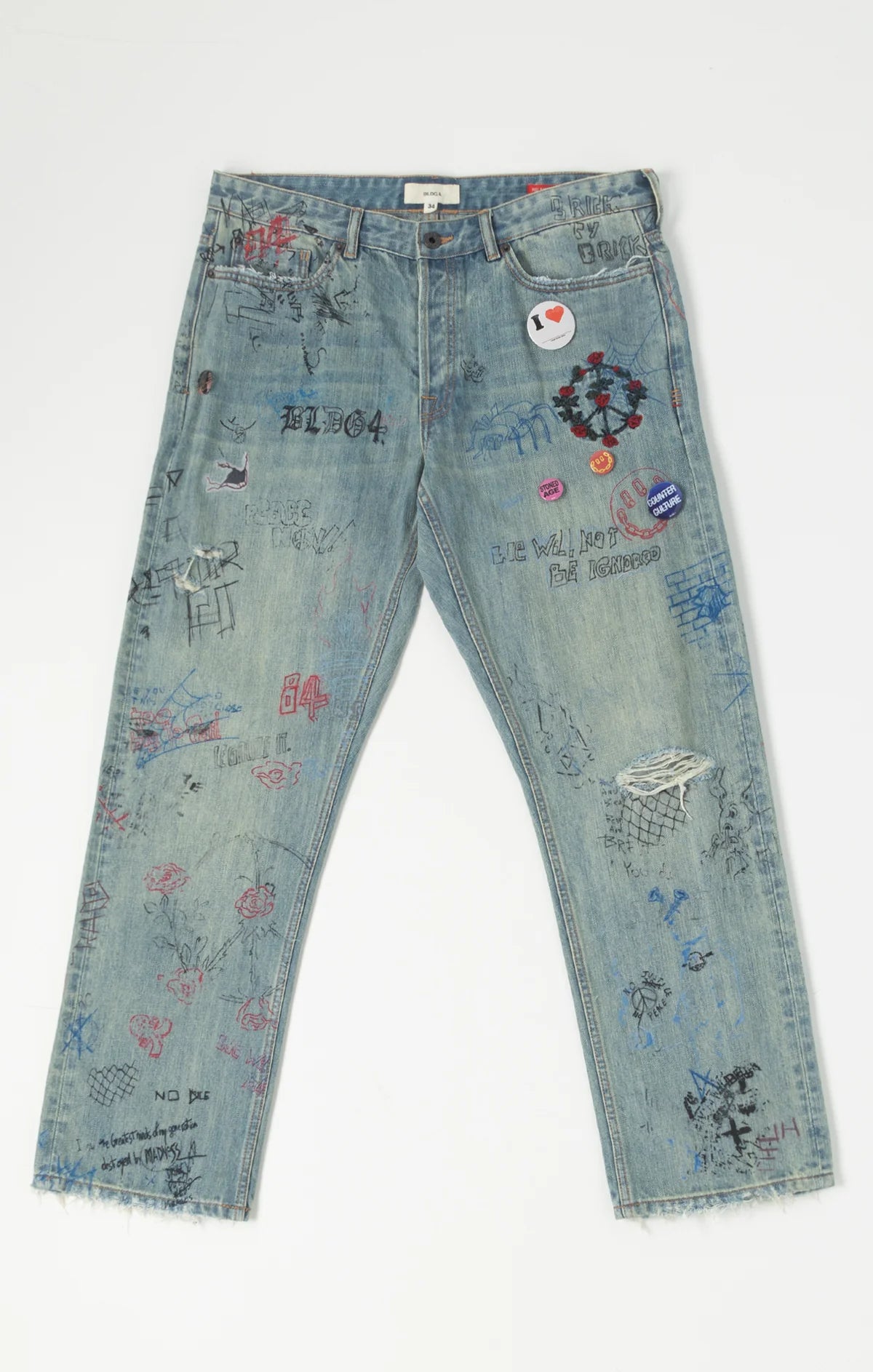 BLDG4-Men's Straight Leg Jeans and Denim Main image