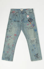 BLDG4-Men's Straight Leg Jeans and Denim