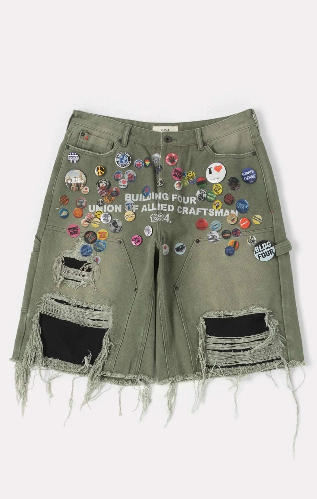 BLDG4-Men's Jean Shorts and Denim Shorts