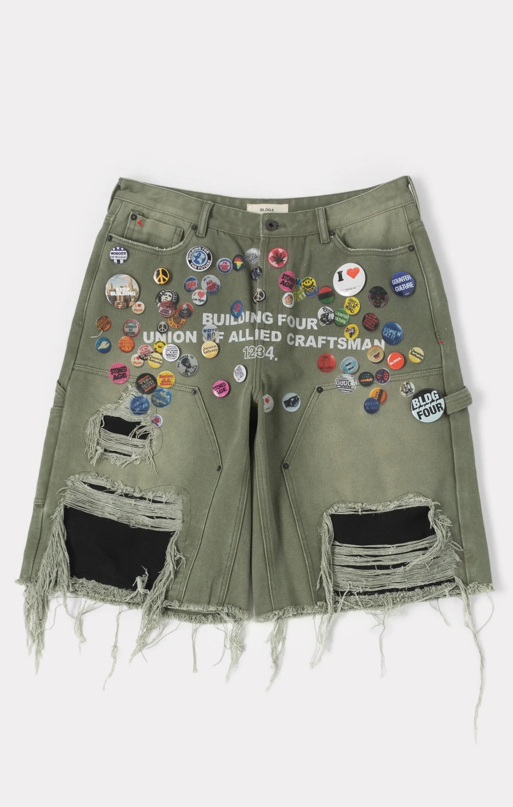 BLDG4-Men's Jean Shorts and Denim Shorts