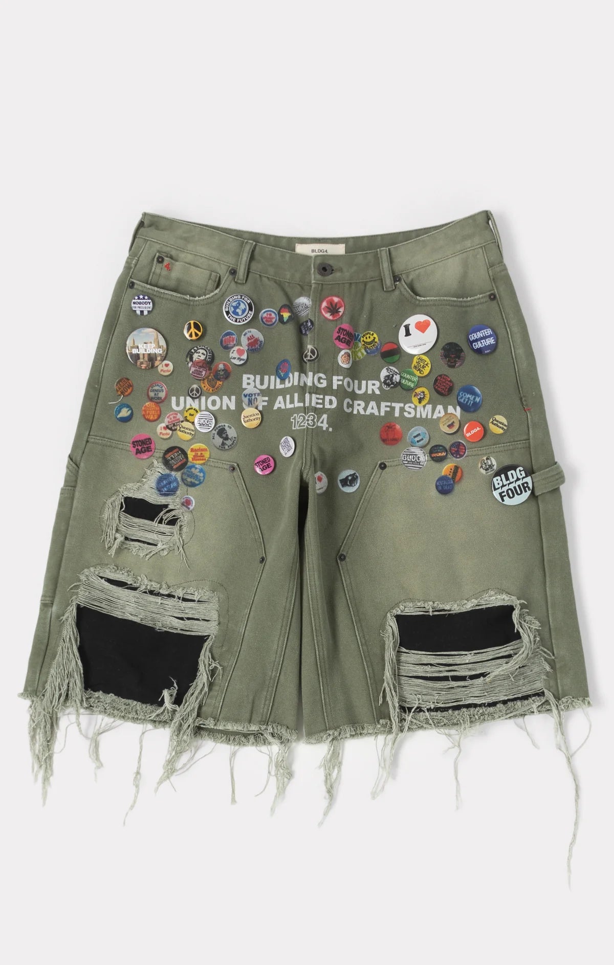 BLDG4-Men's Jean Shorts and Denim Shorts