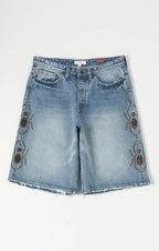 BLDG4-Men's Jean Shorts and Denim Shorts