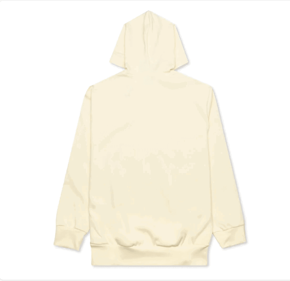 COMME DES GARCONS Play con cremallera en blanco roto Imagen secundaria del producto