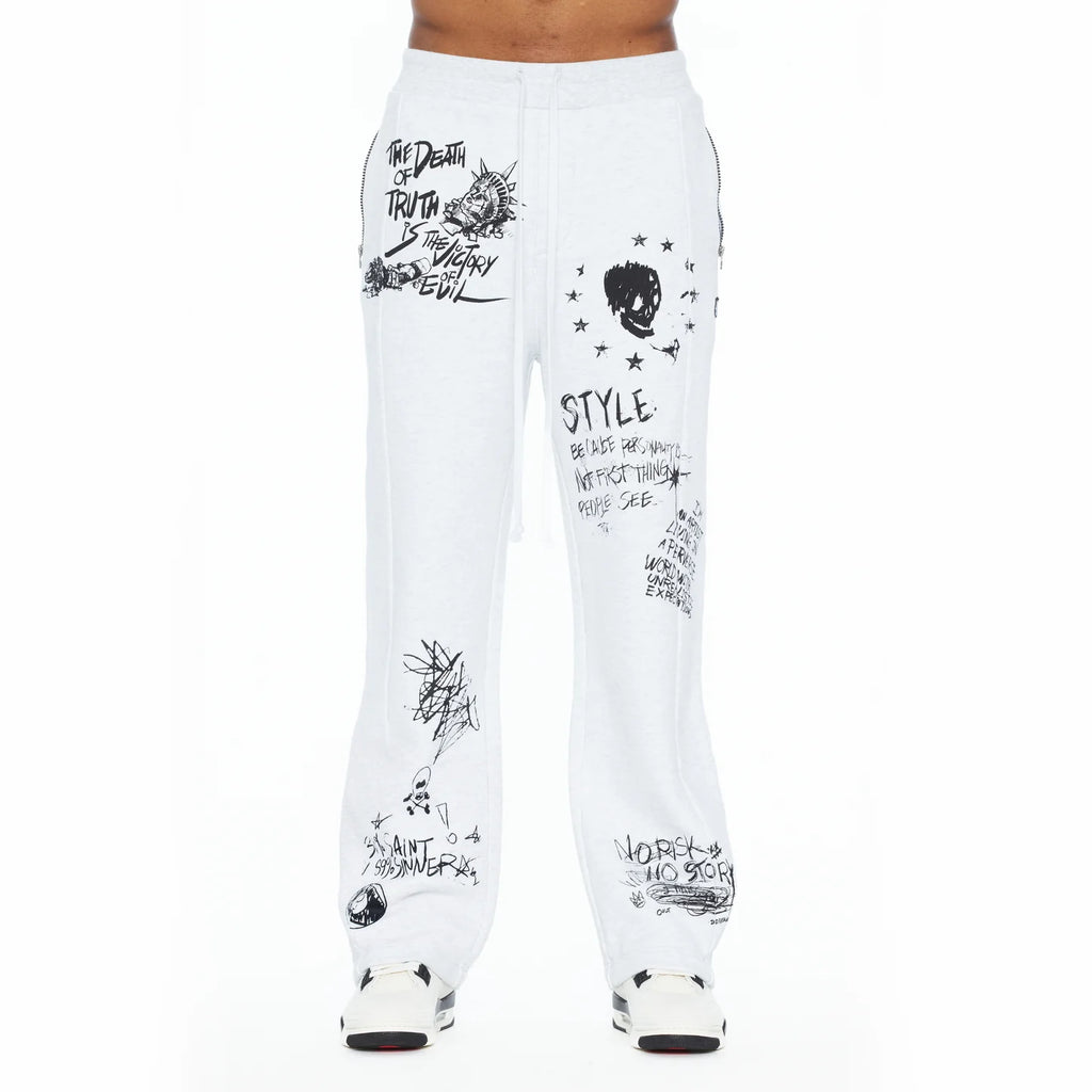 CULT OF INDIVIDUALITY-Flared Sweatpants-Gravity NYC