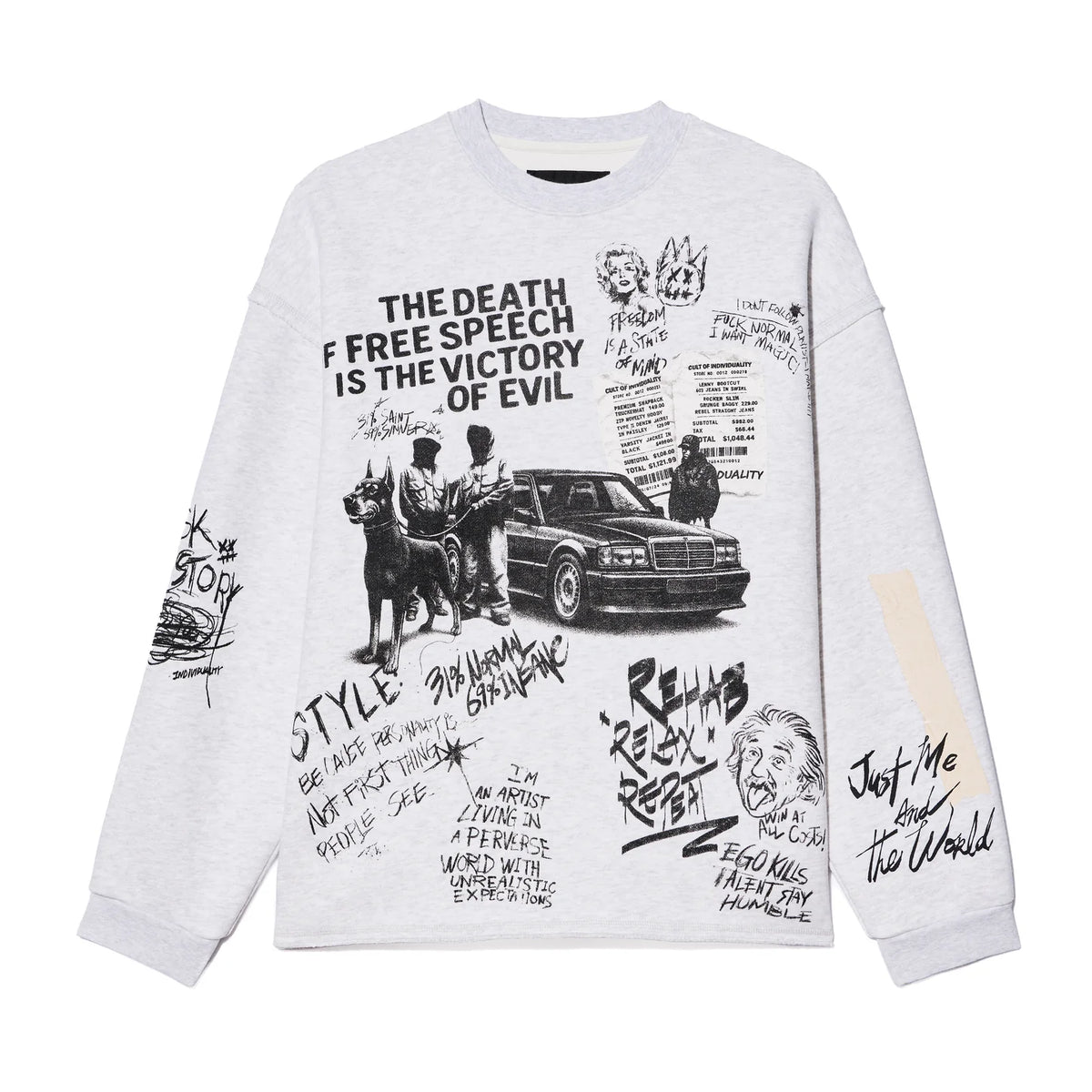 CULT OF INDIVIDUALITY-Crewneck Sweatshirts-Gravity NYC